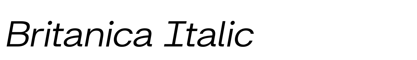 Britanica Italic